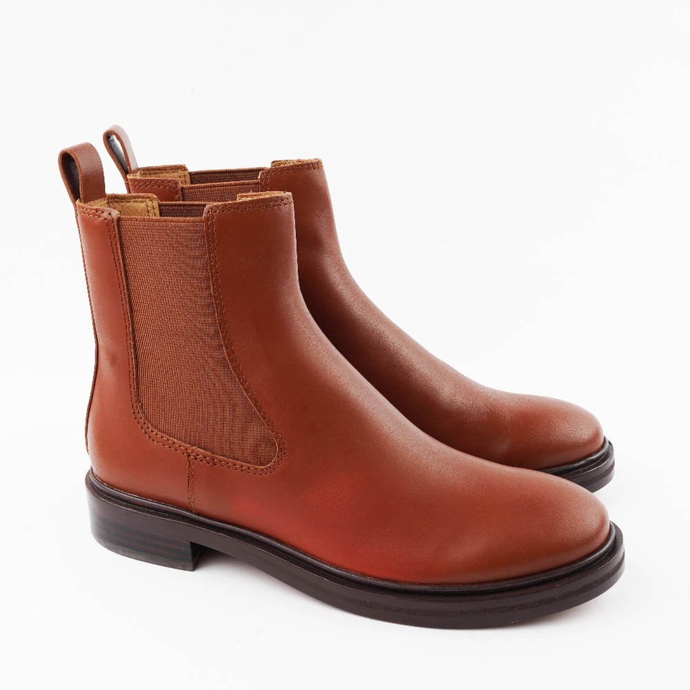 MADEWELL Size 6 The Benning Chelsea Boot in Warm Cinnamon - Picture 2 of 13
